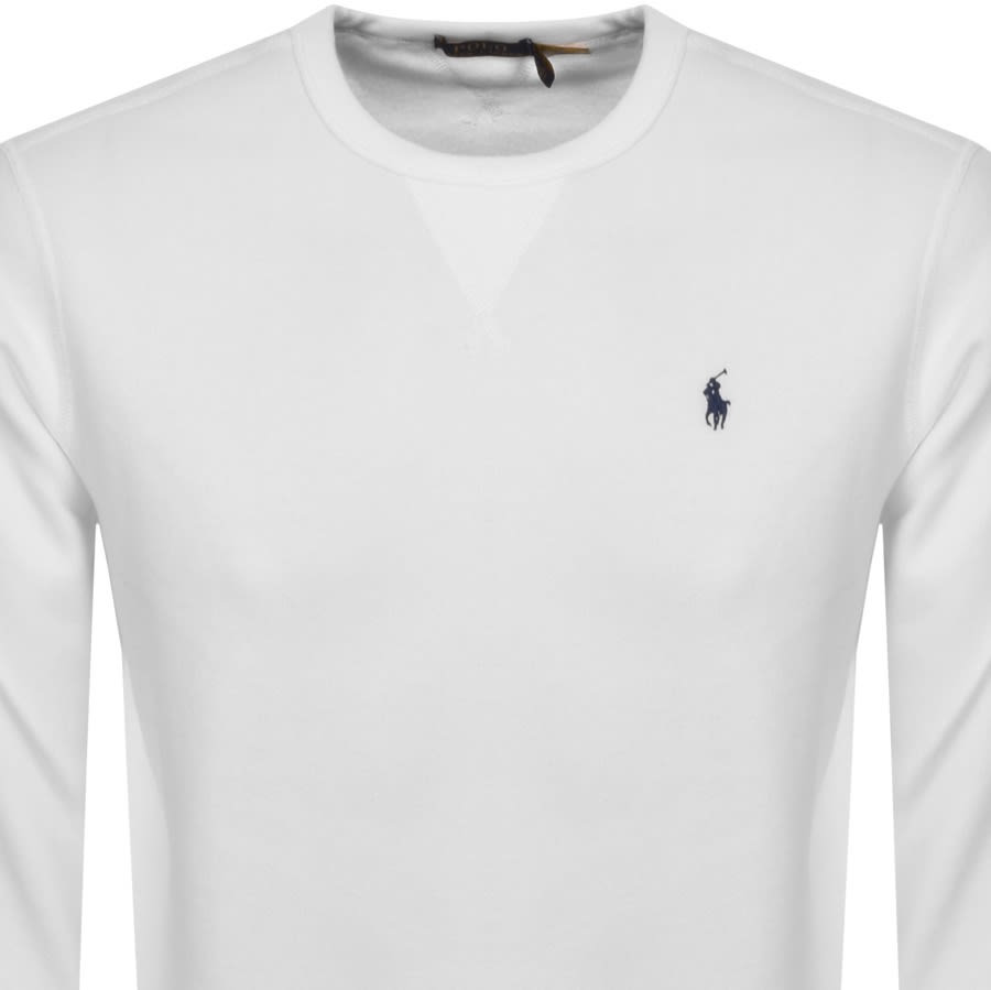 Alternative Image for ProductRalph Lauren Crew Neck Sweatshirt White2